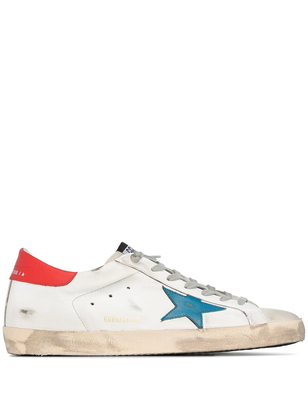 chaussure superstar bleu