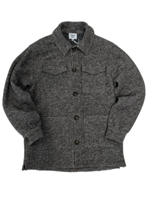 Multi-pocket wool jacket