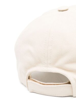 casquette en coton à logo brodé