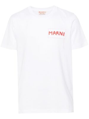 t-shirt à patch Marni