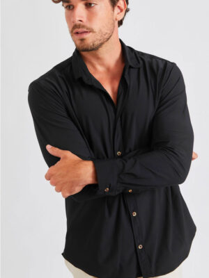 Chemise noire Alain Baiablu