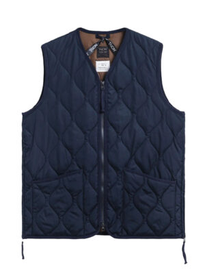 Gilet militaire zippé à col en V