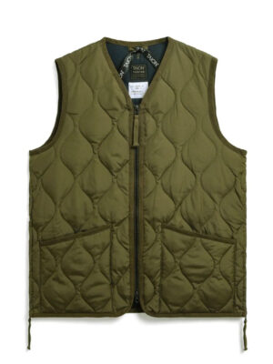 Gilet militaire zippé à col en V