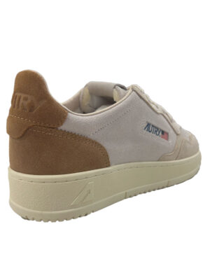 BASKETS MEDALIST LOW TRICOLOR EN DAIM