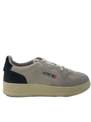 BASKETS MEDALIST LOW TRICOLOR EN DAIM