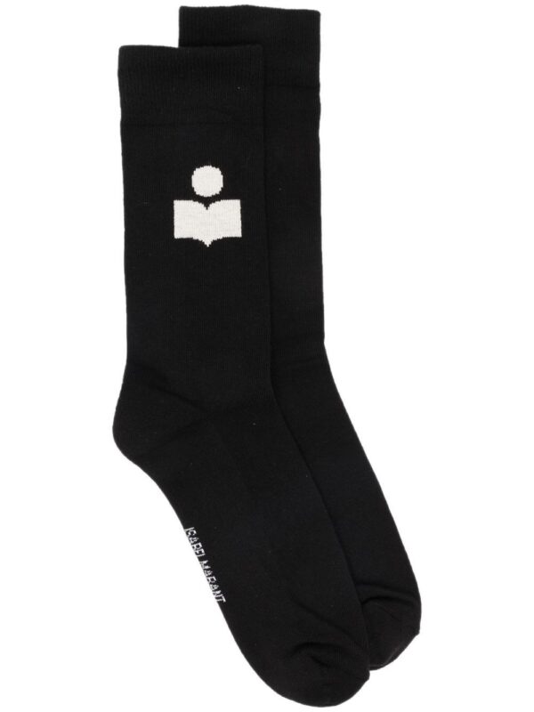 Siloki socks with intarsia logo