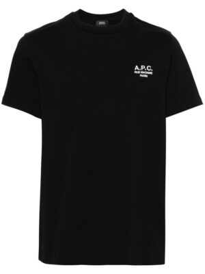 logo-embroidered cotton T-shirt