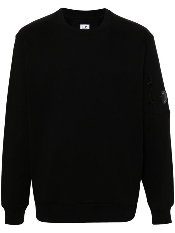 Diagonal Raised fleece sweatshirt