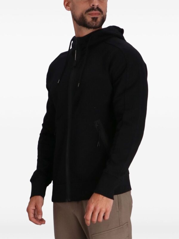 zipped hoodie with glass detail - Image 3