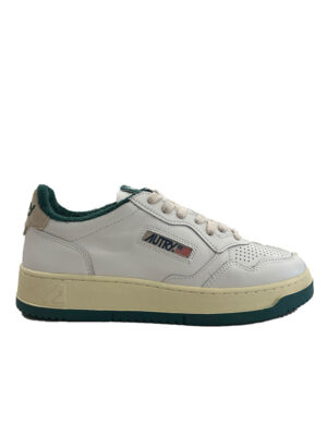 Medalist green leather sneakers