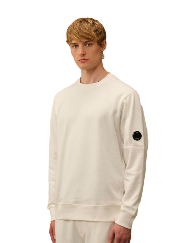 Diagonal Raised Fleece Crew Neck Lens Sweatshirt – Image 2