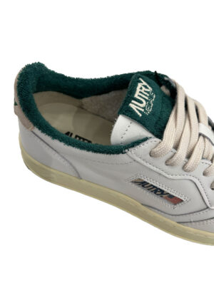 Medalist green leather sneakers