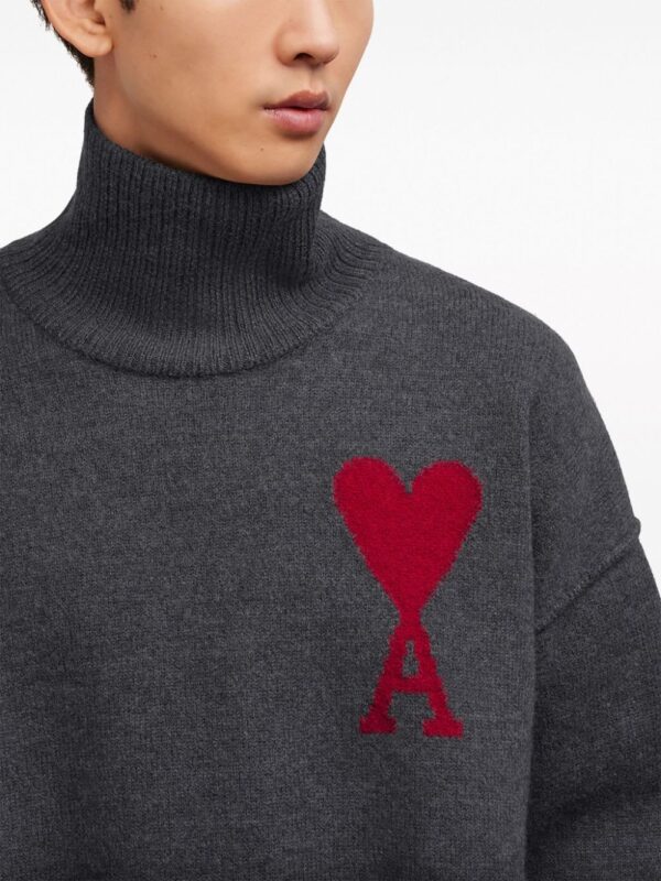 logo-intarsia wool sweater - Image 6