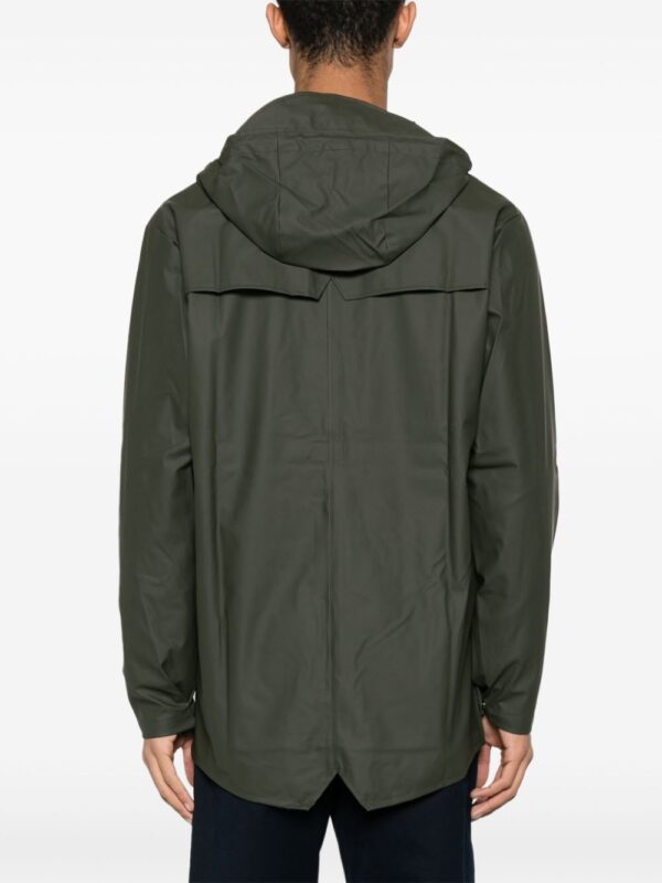 buttoned raincoat with drawstring - Image 2