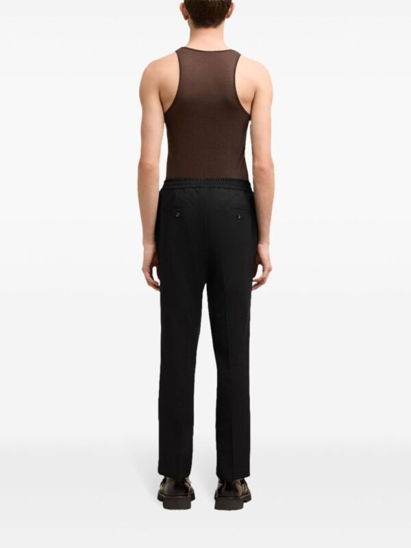 straight cut wool pants - Image 4