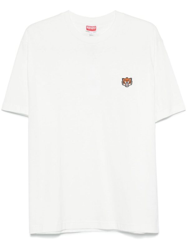 Lucky Tiger embroidered t-shirt