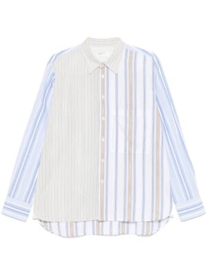 multi-striped shirt