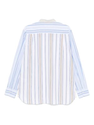 multi-striped shirt