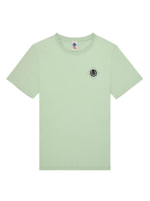 T-SHIRT CLASSIC BIG LABEL CAM GREEN