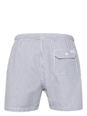 Lobster striped swim shorts