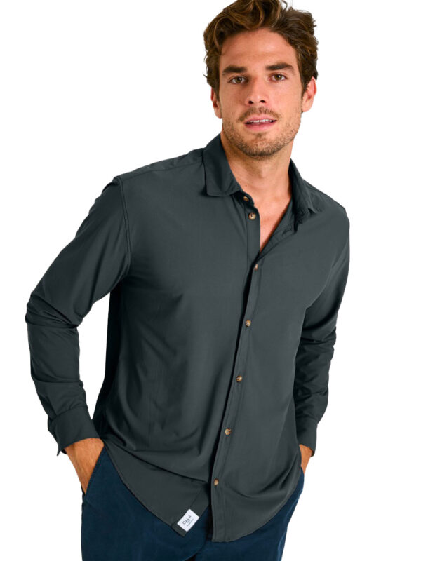 Chemise grise BAIABLUE – Image 3