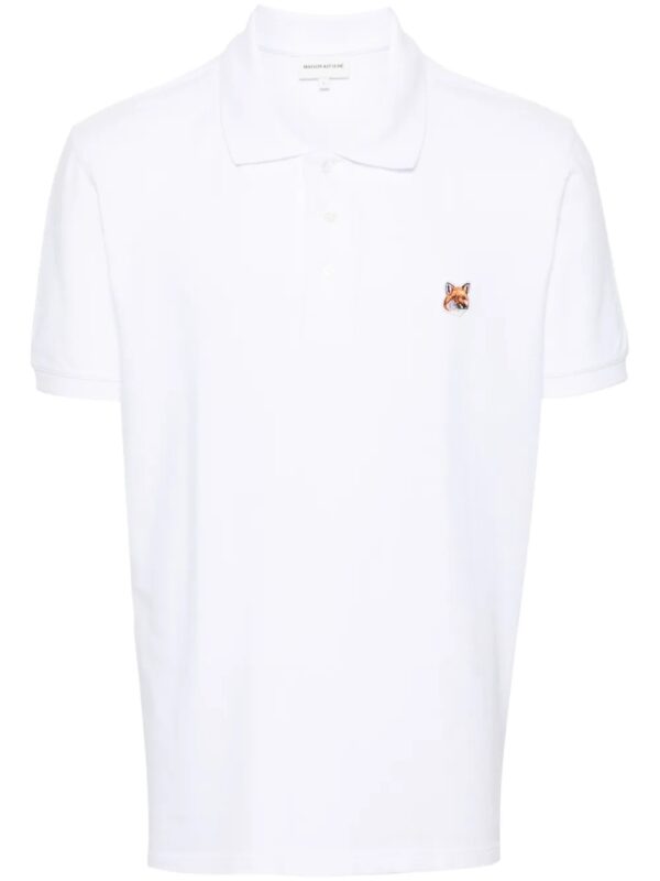 logo patch polo shirt