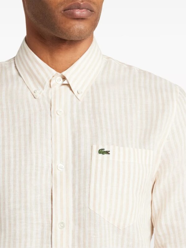 striped linen shirt - Image 5