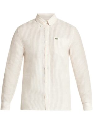 striped linen shirt