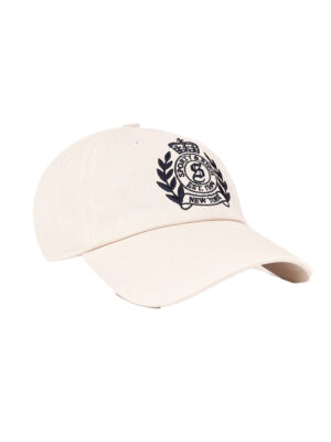 Chapeau H&W Crest – Crème/Marine