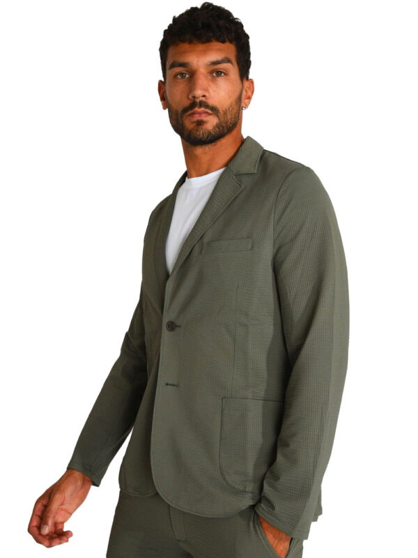 NIIKO TRIESTE technical khaki suit jacket - Image 2