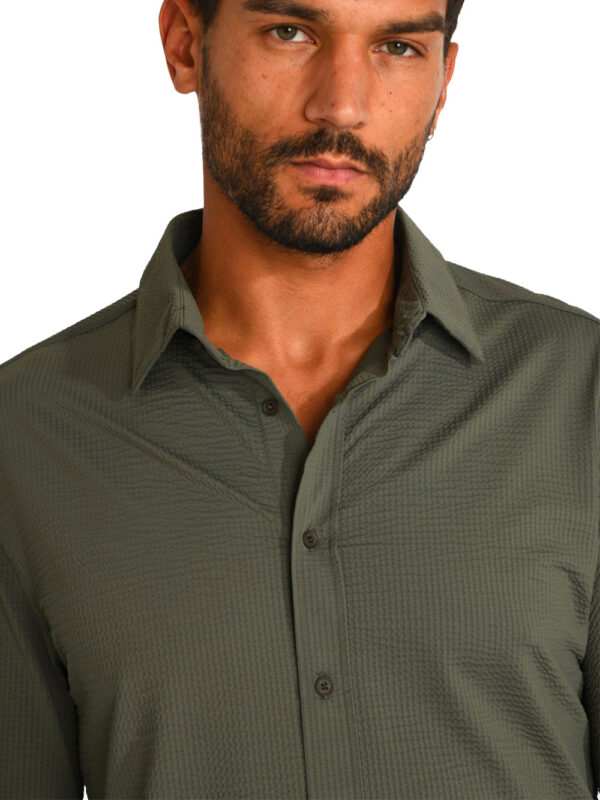 JEAN TRIESTE khaki technical shirt - Image 3