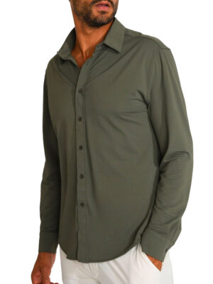 JEAN TRIESTE khaki technical shirt