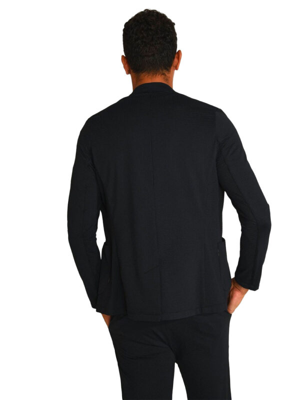 NIIKO TRIESTE technical black suit jacket - Image 2