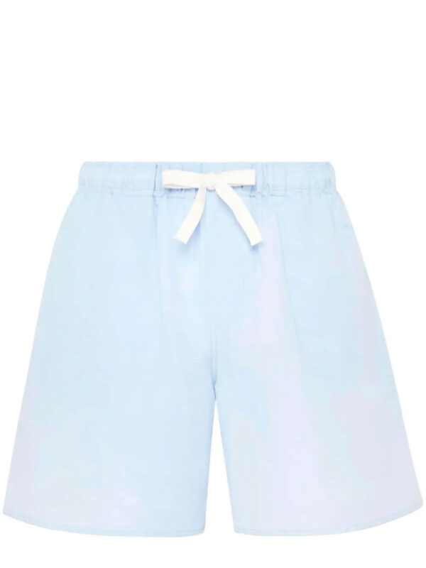 Blue drawstring shorts