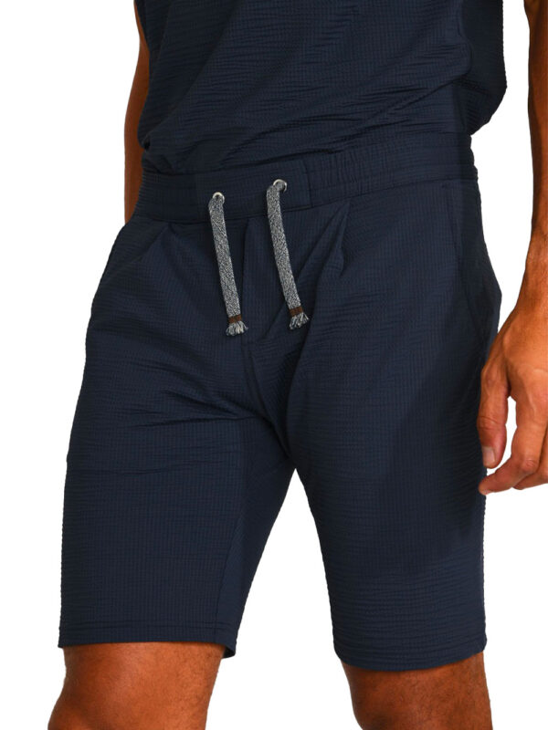 REMI TRIESTE navy Bermuda shorts - Image 3